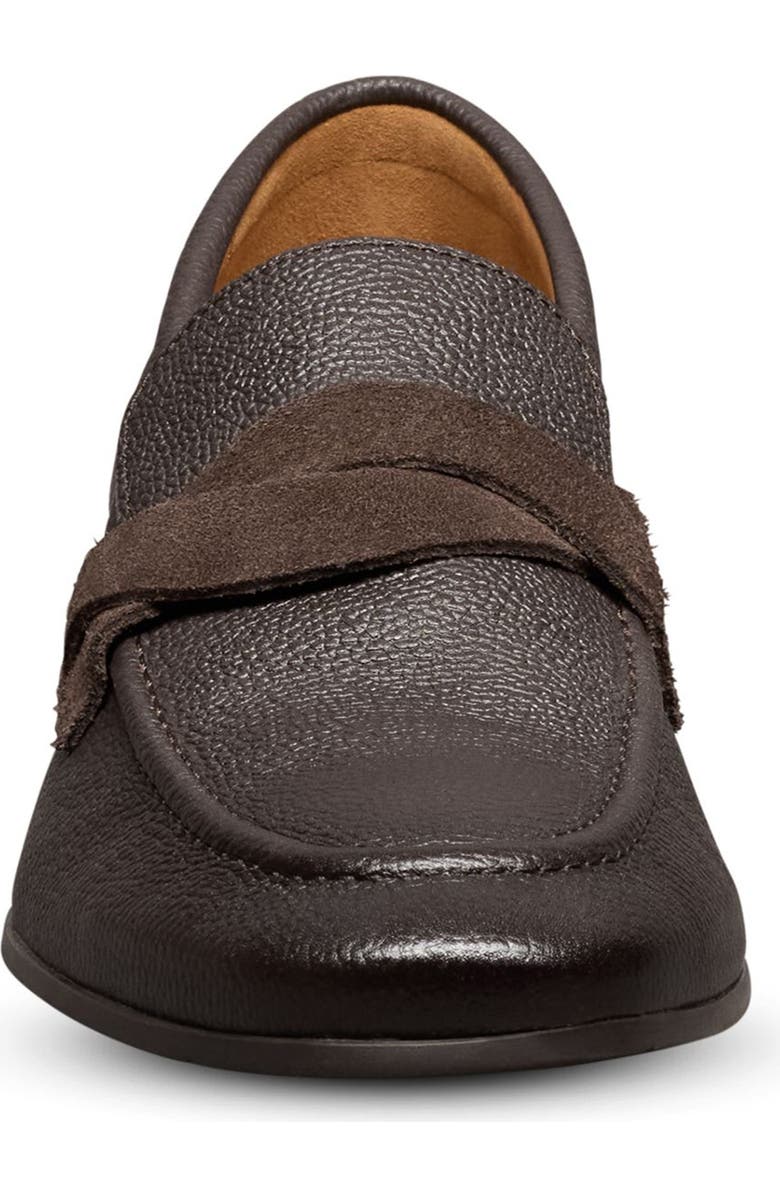 Allen Edmonds Lawrence Apron Toe Loafer, Alternate, color, Dark Brown