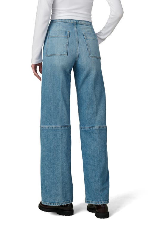 Joe's Jeans The Mia Seamed High Waist Wide Leg Jeans In Blue