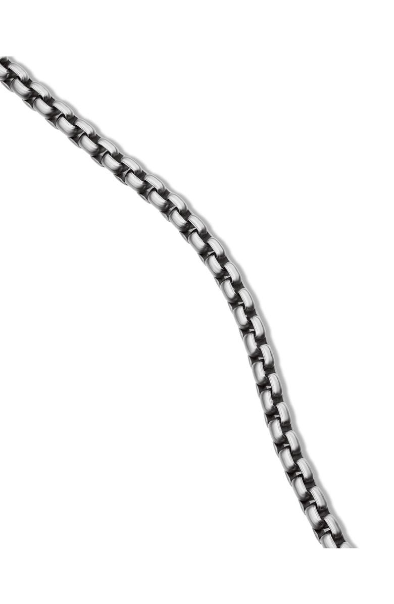David Yurman Box Chain Necklace in Sterling Silver with 14K Yellow Gold Accent, 1.7mm, Alternate, color, Metallic Silver