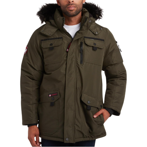 Canada Weather Gear Insulated Puffer Jacket In Green