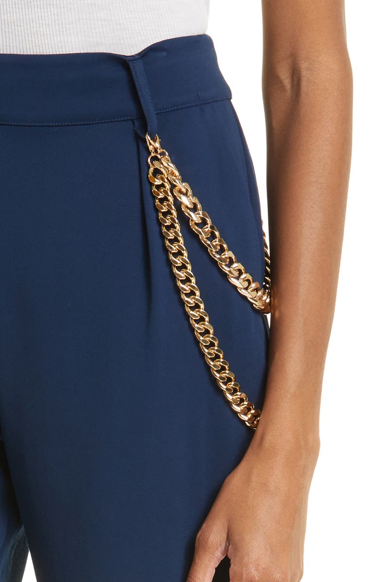 Ramy Brook Skylar Chain Detail Pants, Alternate, color,