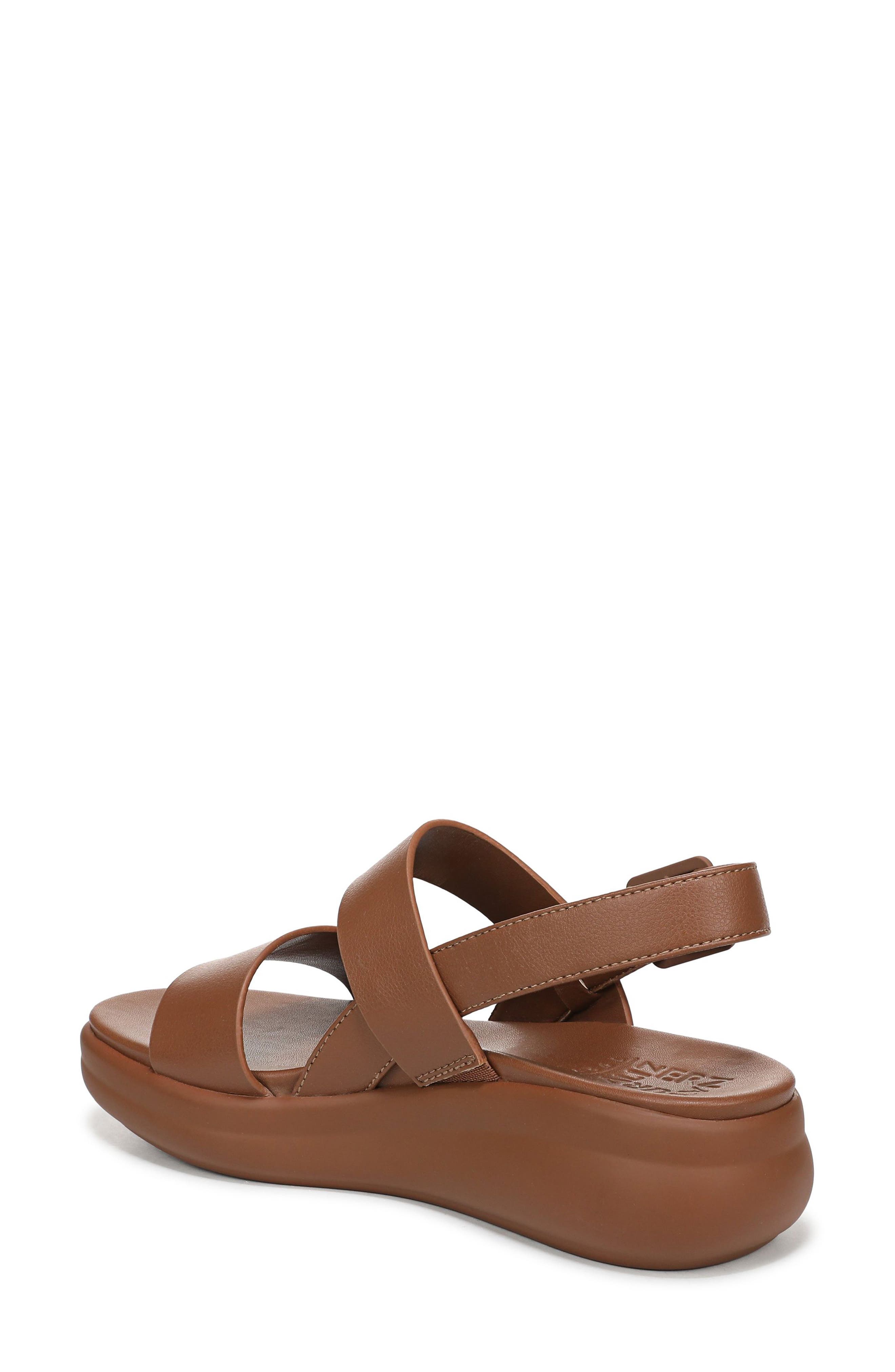 Coast Slingback Platform Sandal, Alternate, color, WALNUT BROWN FAUX LEATHER