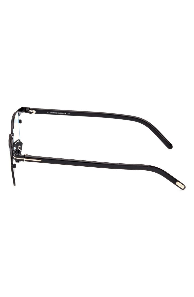 49mm Small Square Blue Light Blocking Reading Glasses