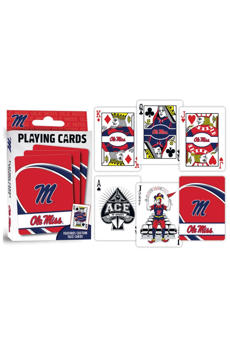Ole Miss Rebels Playing Cards, Alternate, color, Multicolor