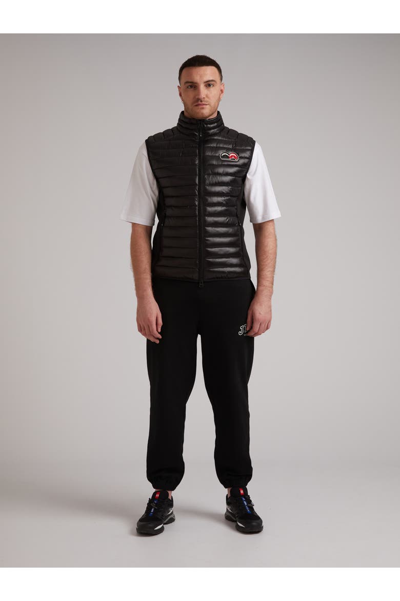 Sport L1Te Funnel Neck Gilet, Alternate, color, BLACK