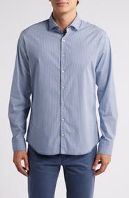 Brax Harold Hi Flex Cotton Button-Up Shirt