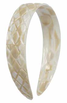 Wide Quilted Headband
