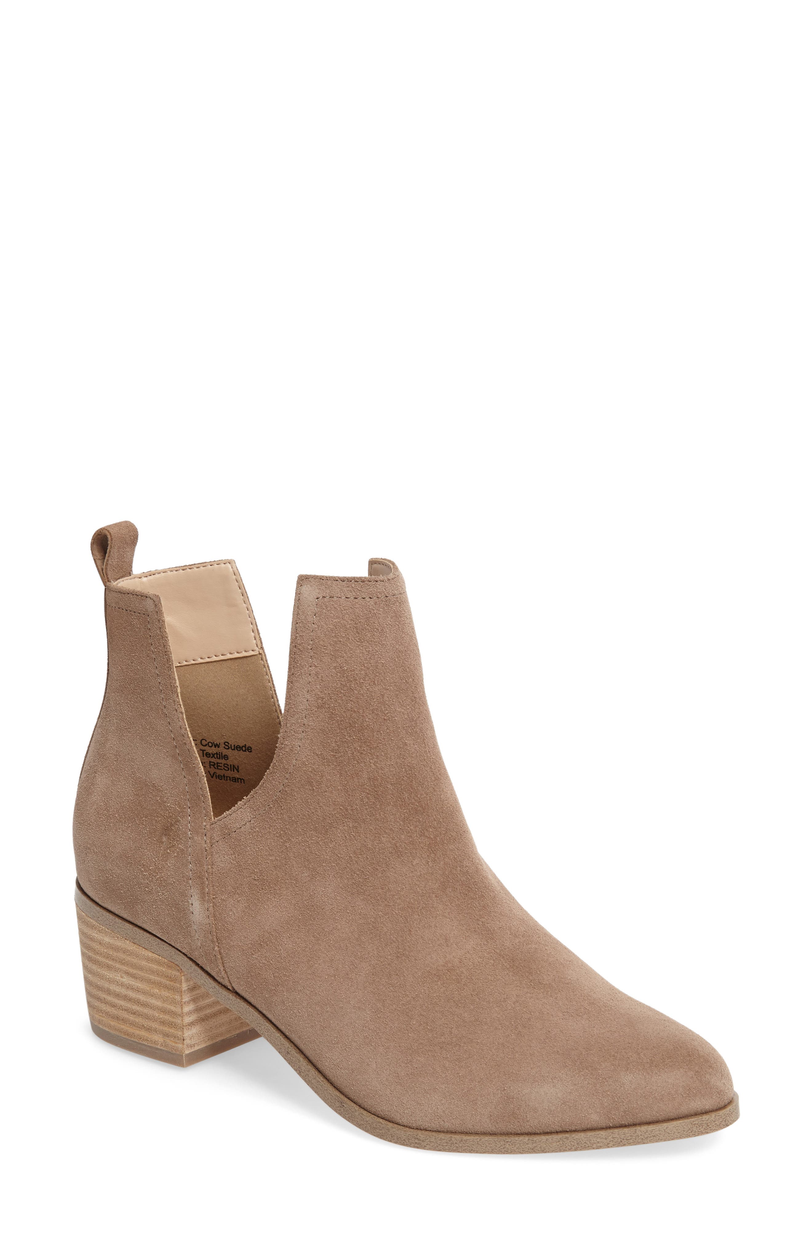 Madrid Bootie, Main, color, SAND SUEDE