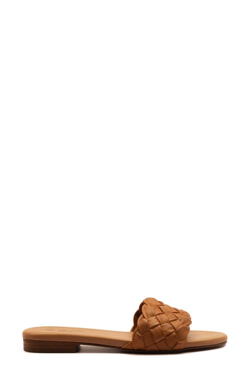 Off The Hook London Clerkenwell Braided Sandal In Brown