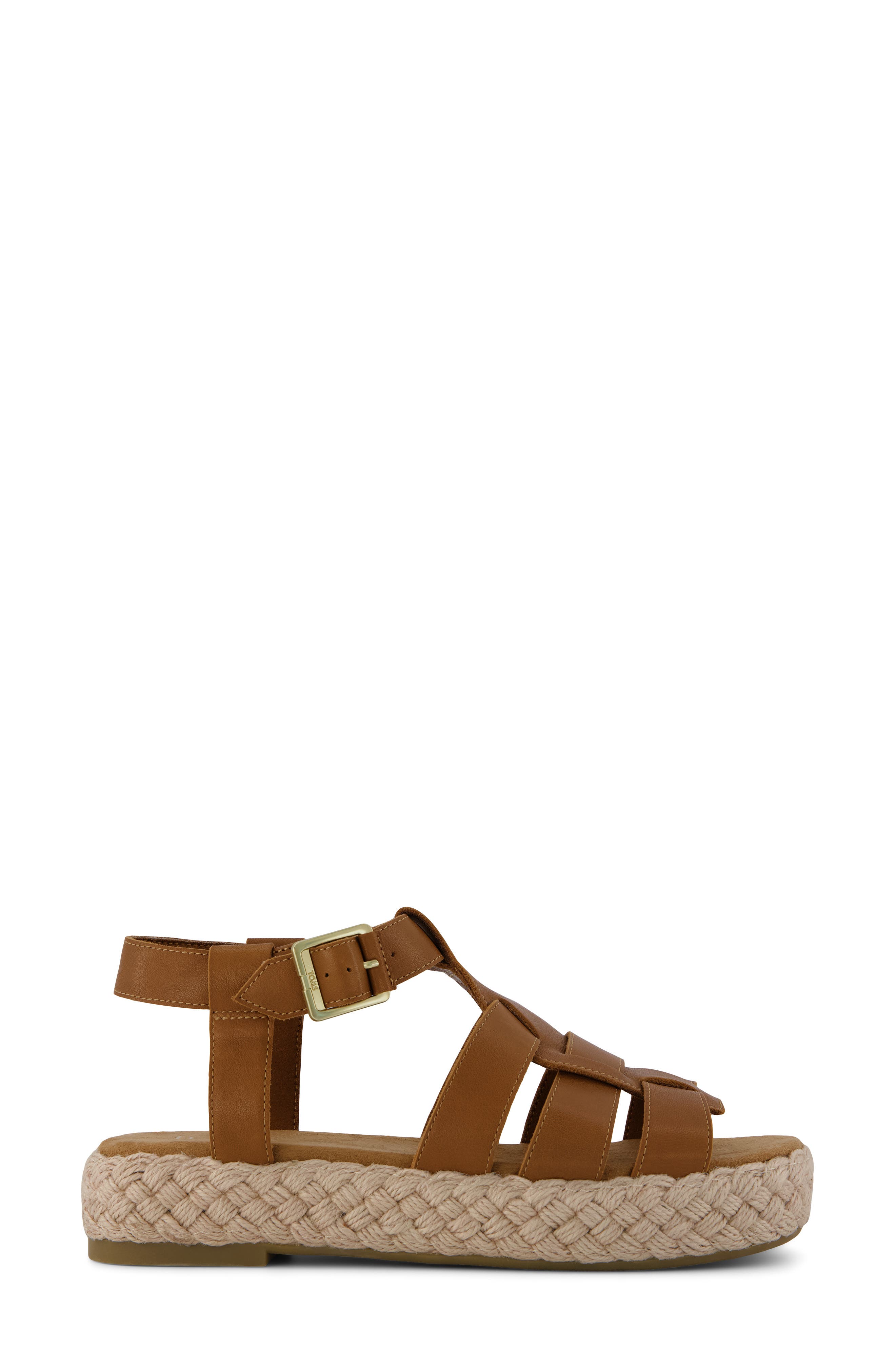 Jac Platform Fisherman Sandal, Alternate, color, MEDIUM BROWN