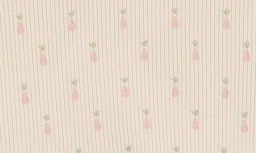 Maniere Manière Rib Pineapple Footie & Hat Set In Neutral
