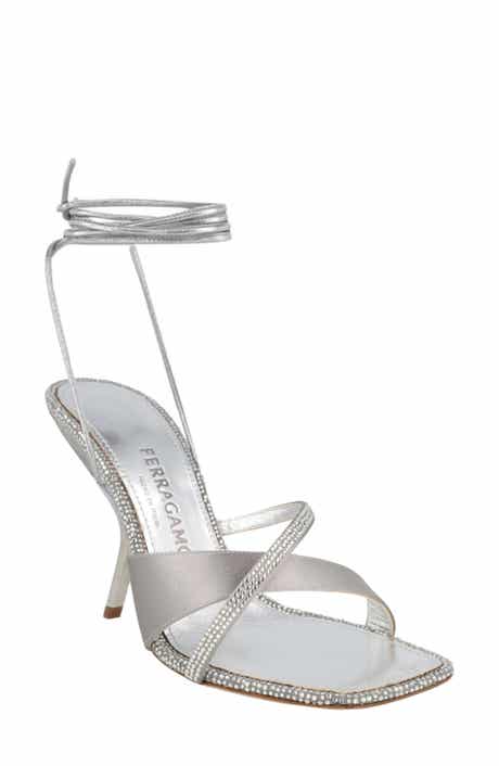 FERRAGAMO Allegra Crystal Embellished Sandal