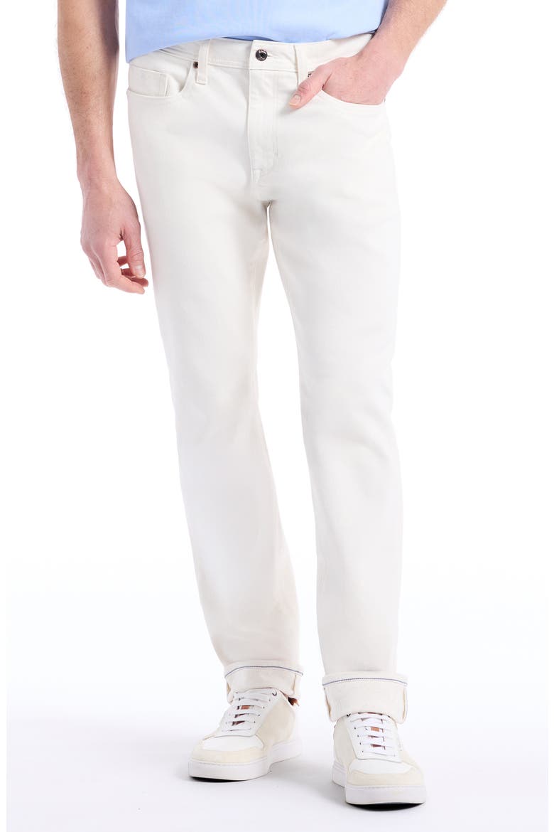 Cadiz Straight Leg Jeans, Main, color, WHITE