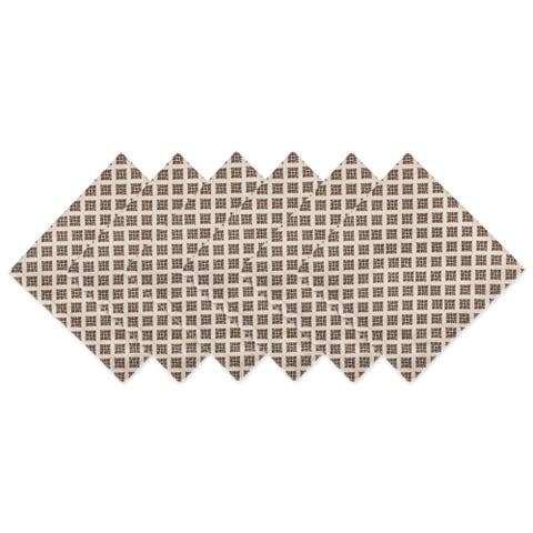 Heirloom Diamond Printed Napkin Set/6
