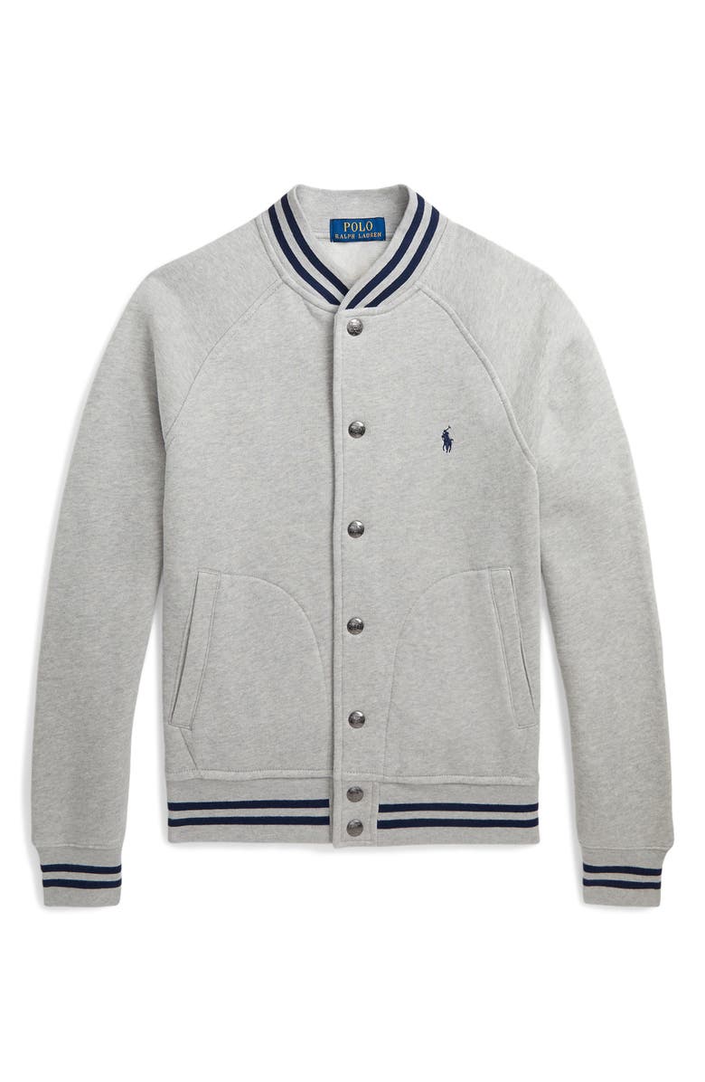 Polo Ralph Lauren Kids' Fleece Baseball Jacket, Main, color,