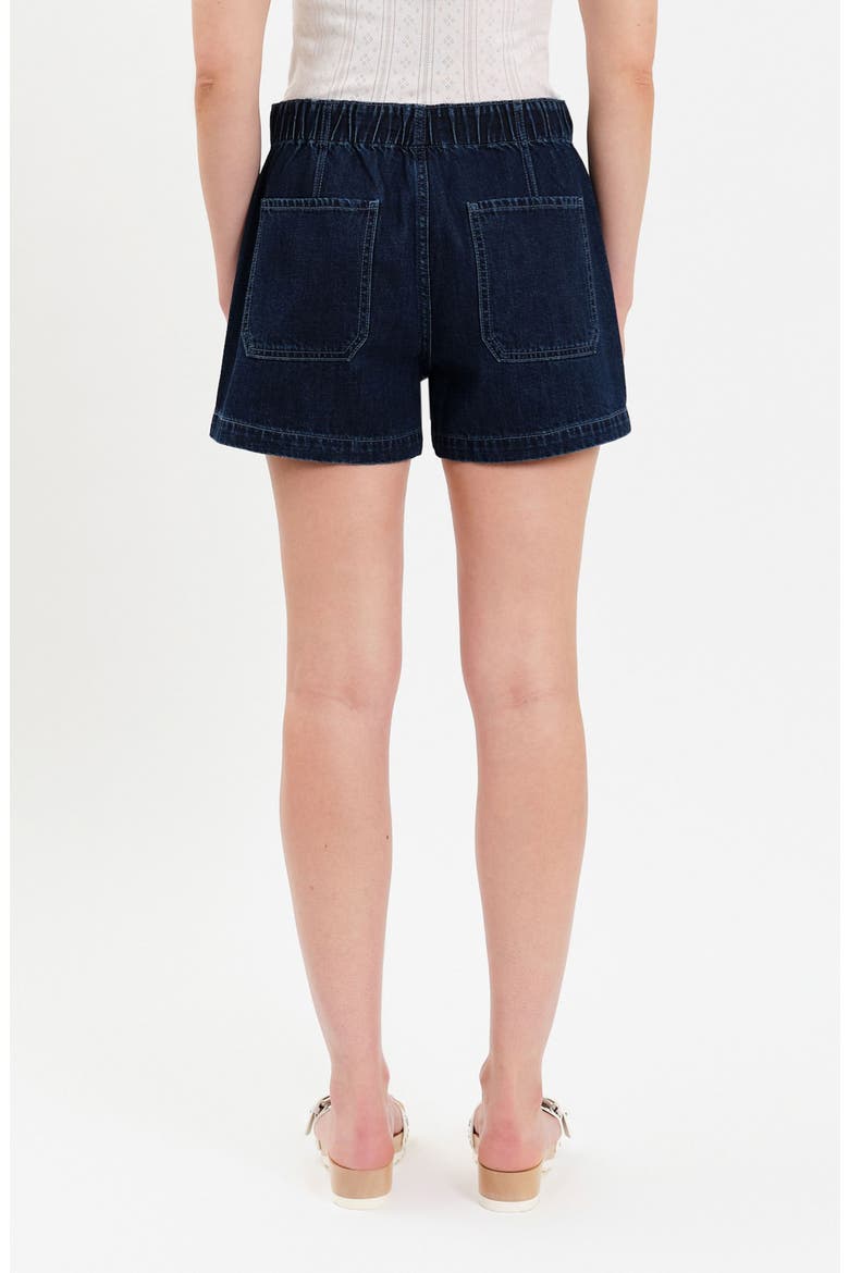 Catalina High Waist Tie Waist Shorts, Alternate, color, BLUE MOOD