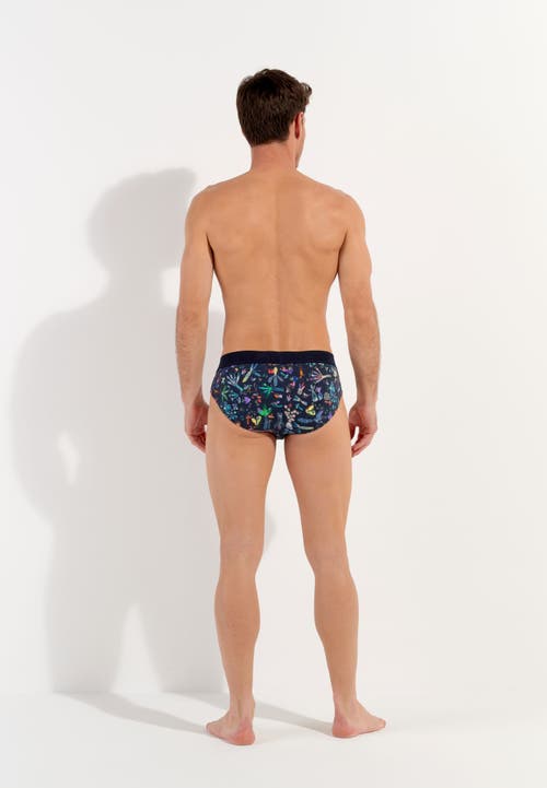 Hom Cactée Mini Briefs In Multico Print