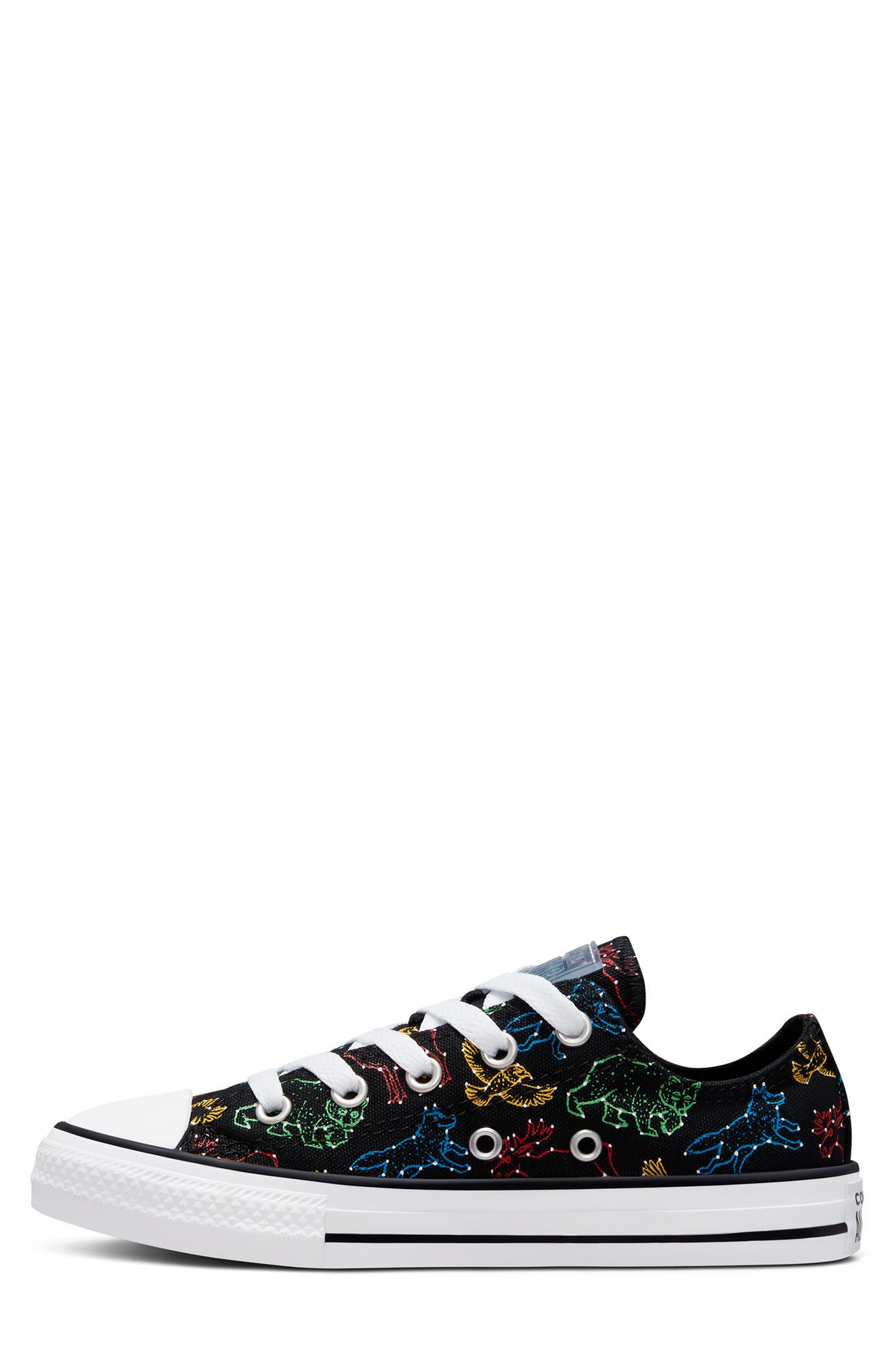 Converse Chuck Taylor<sup>®</sup> All Star<sup>®</sup> Animal Constellation Print Low Top Sneaker, Alternate, color, 