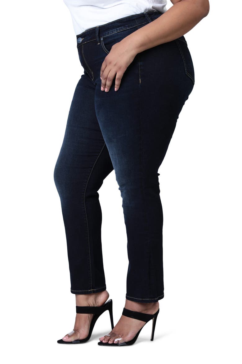 High Waist Straight Leg Jeans, Alternate, color, ATHENA