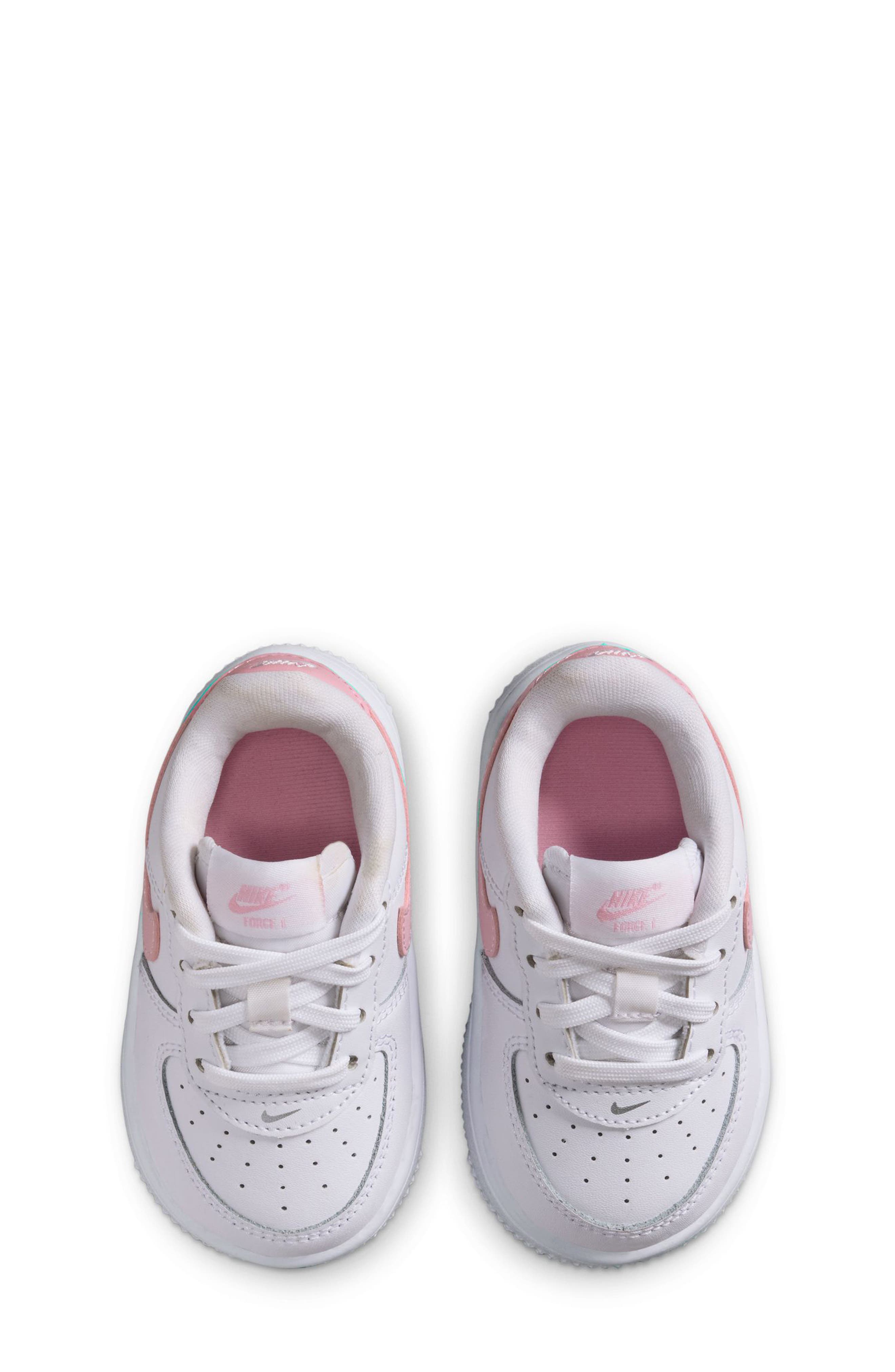 Kids' Air Force 1 Sneaker, Alternate, color, 104 WHITE/MDSFPK