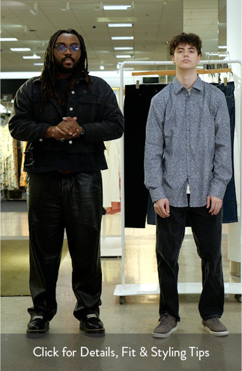 Hank Kent Slim Fit Floral Stretch Cotton Dress Shirt, sales video thumbnail