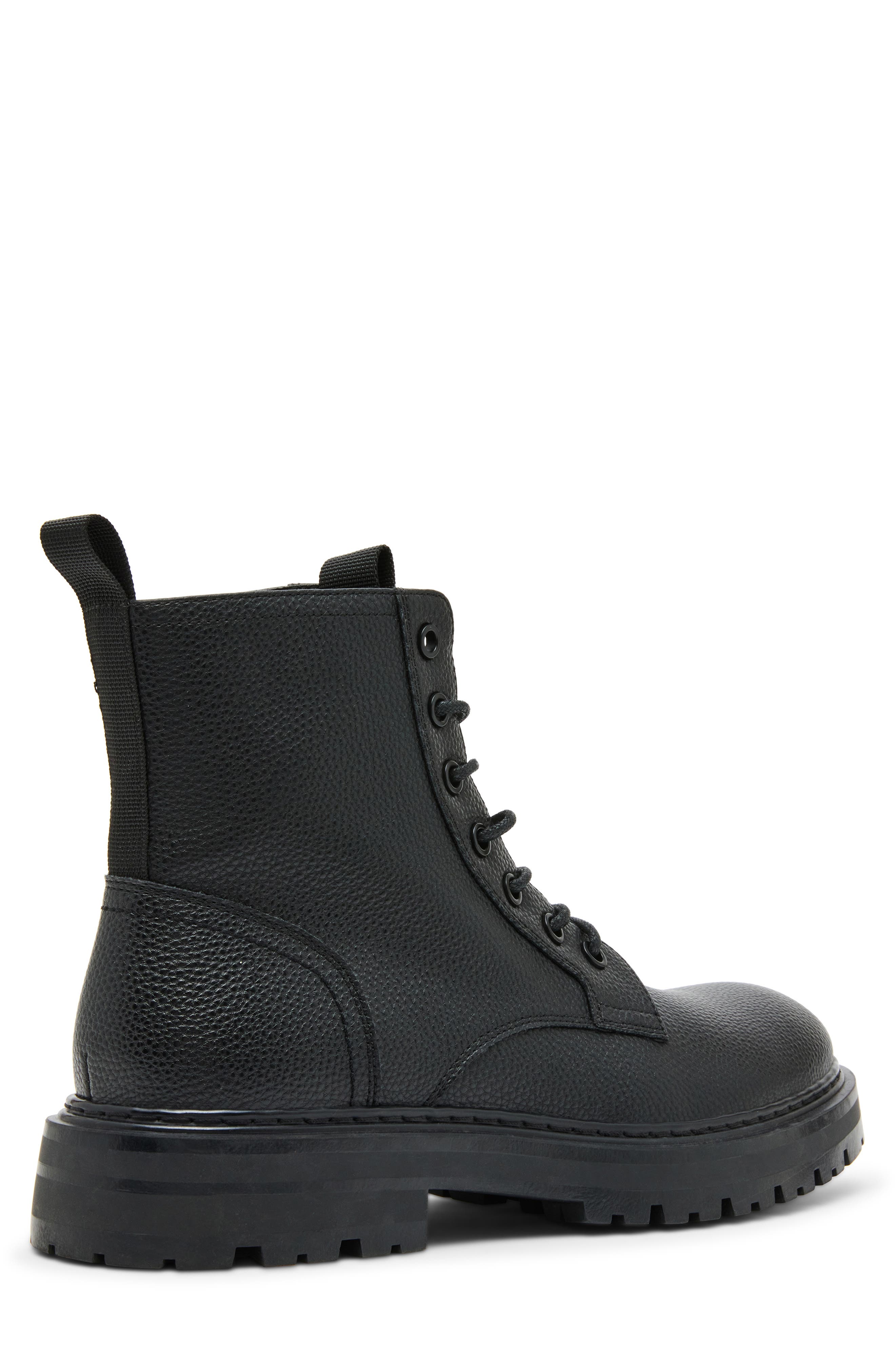 Nilles Faux Leather Combat Boot