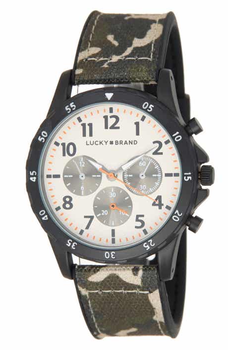 Camo Strap Chronograph Watch, 43mm