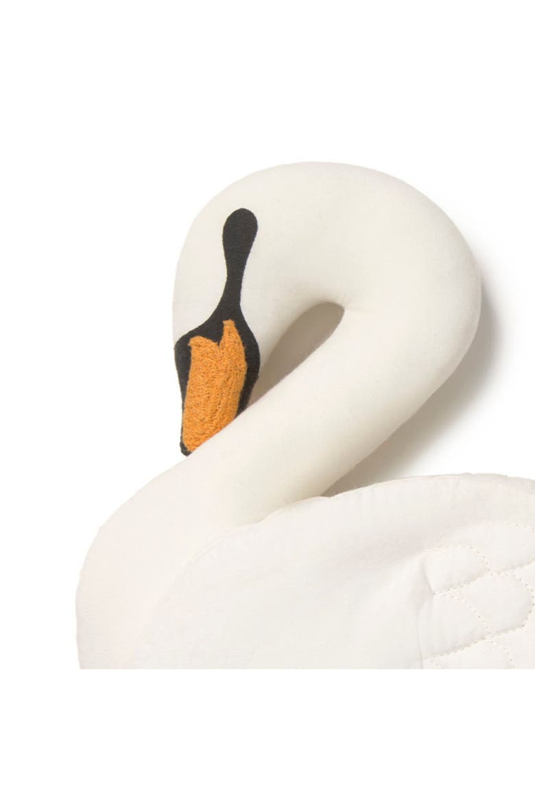 Cushion Swan, Alternate, color, Ivory, Natural