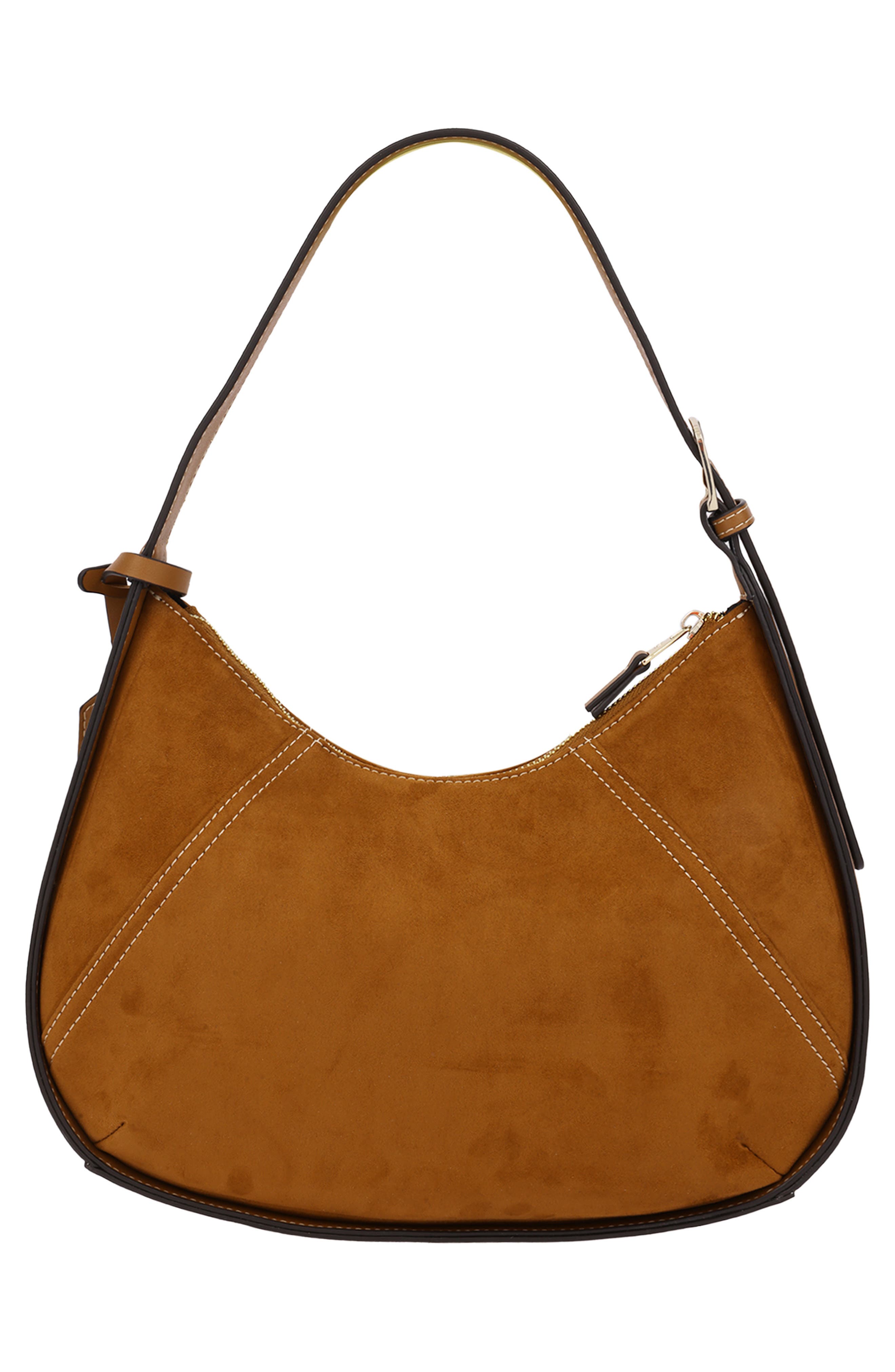 Horseshoe Pocket Shoulder Bag, Alternate, color, COGNAC