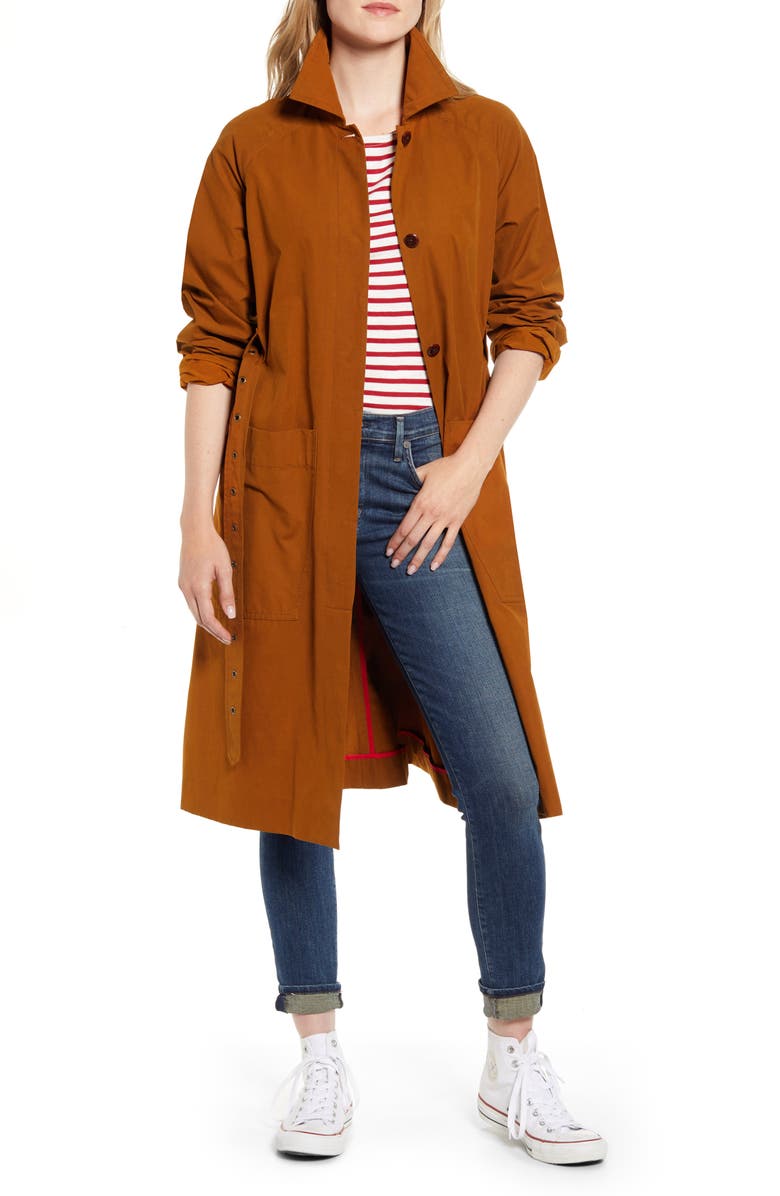 Alex Mill Belted Trench Coat, Main, color,