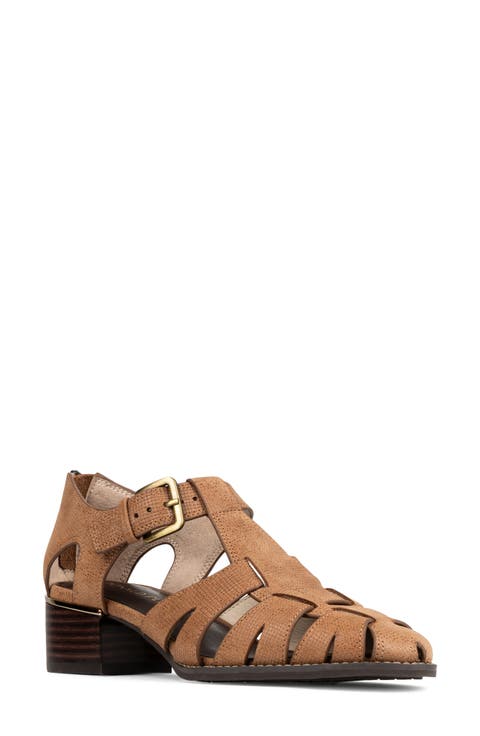 Back Zip Fisherman Sandal