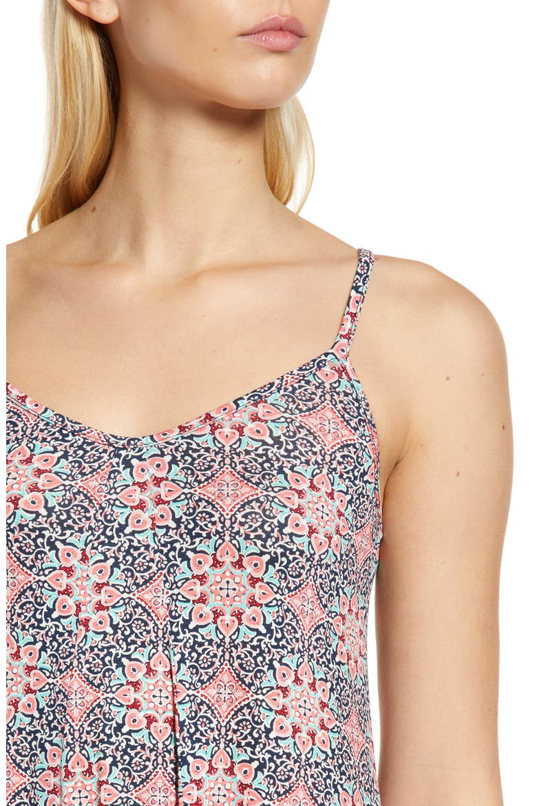 Paisley Knit Maxi Dress, Alternate, color, NAVY CORAL