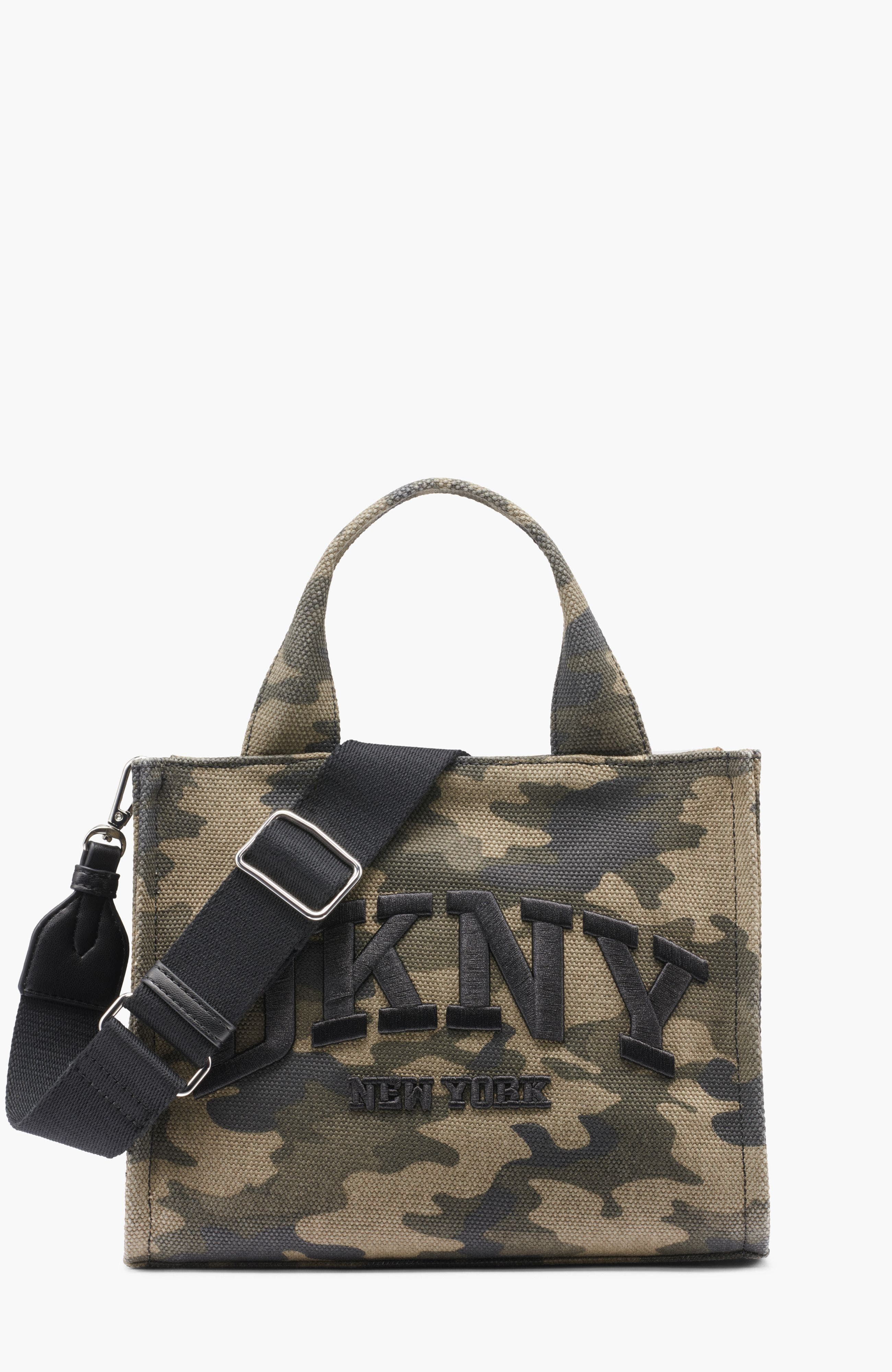 DKNY Hadlee Small Tote, Main, color, Camouflage