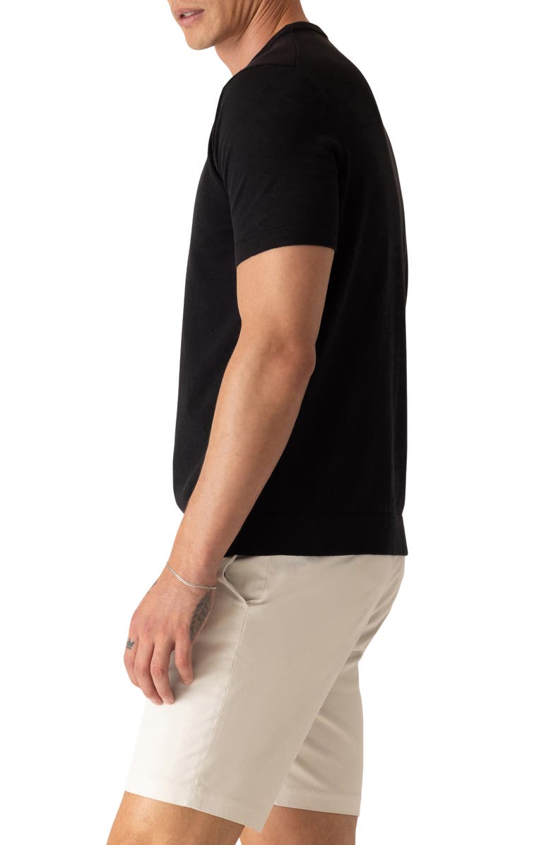 DEKE Modern Knit Crewneck T-Shirt, Alternate, color, Black