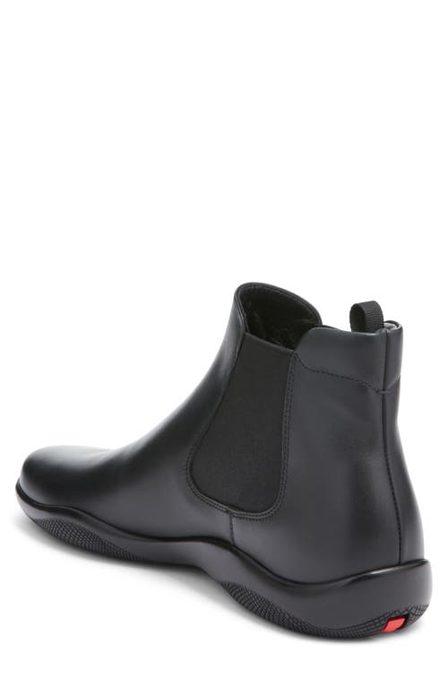 Prada Chelsea Boots With Pull Tabs In Black