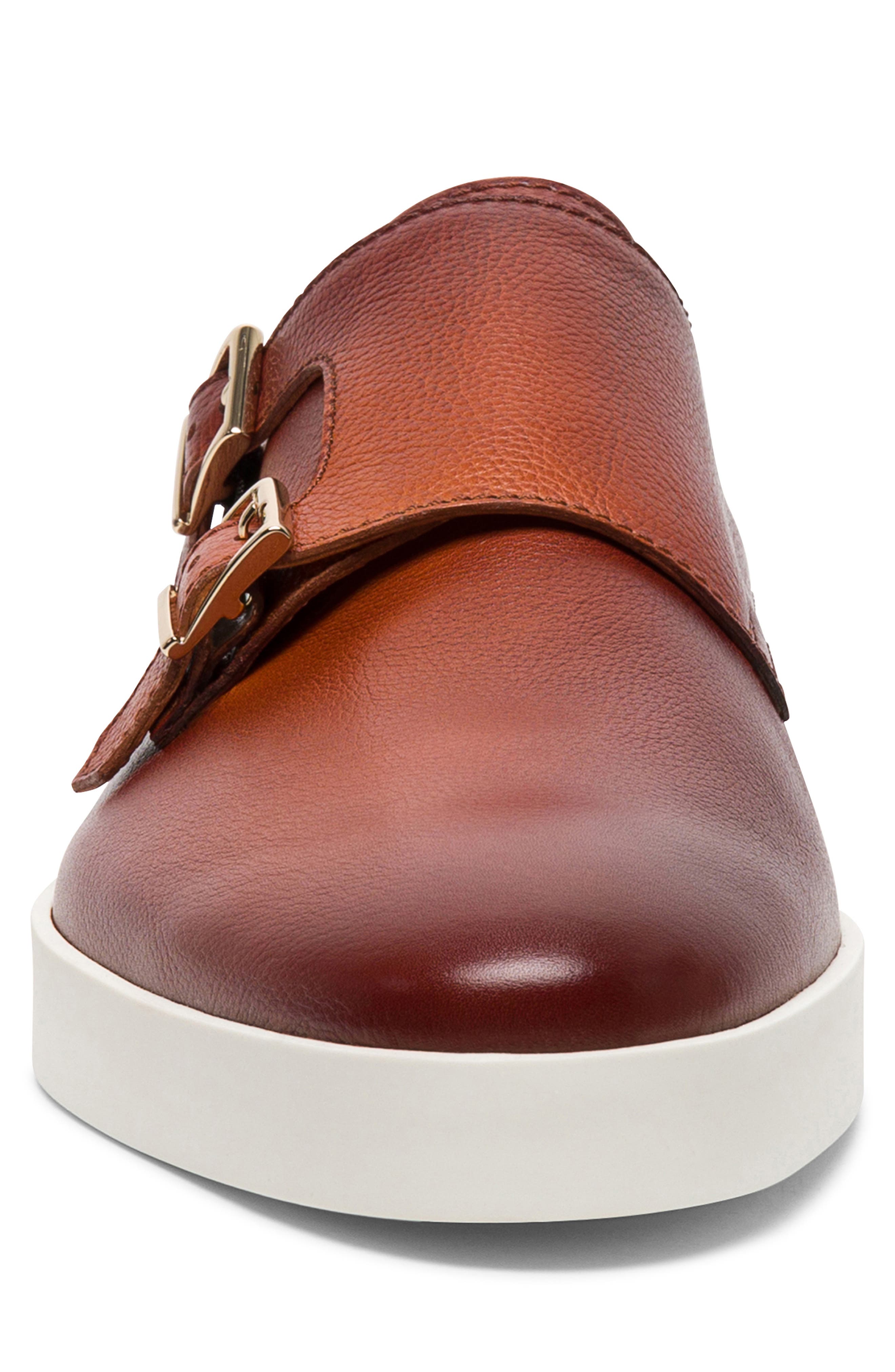 Santoni Bankable Sneaker, Alternate, color, Brown
