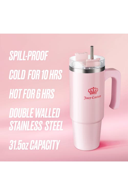 Juicy Couture 31.5-ounce Stainless Steel Tumbler