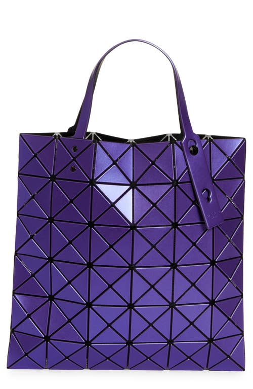 Bao Bao Issey Miyake Blue Lucent W Color Tote In Purple