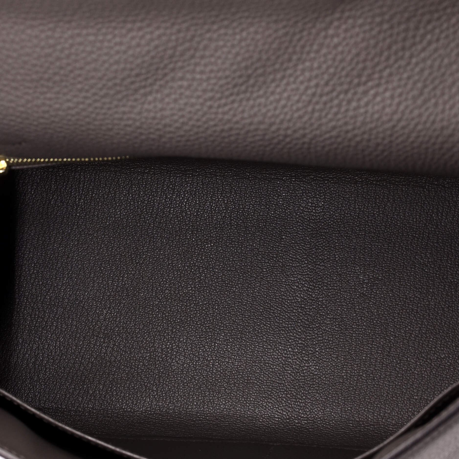 Pre-Owned Hermes Kelly Handbag Grey Togo with Gold Hardware 28, Alternate, color, Etain