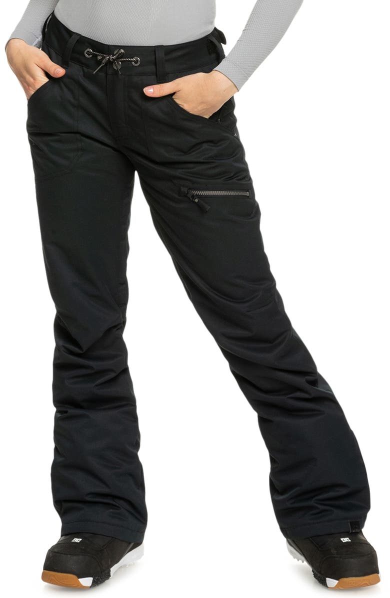 Roxy Nadia Insulated Waterproof Snow Pants, Main, color, 
