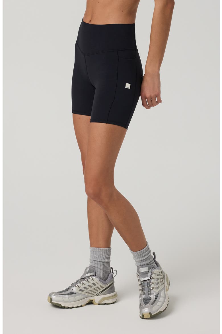AllTheForm Pocket Bike Shorts, Alternate, color, BLACK