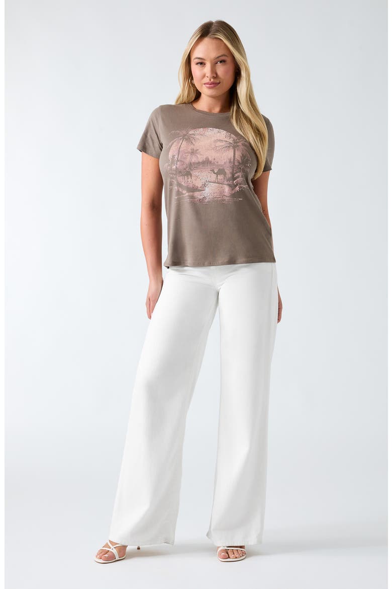 Desert Mirage Graphic T-Shirt, Alternate, color, EQUESTRIAN BROWN