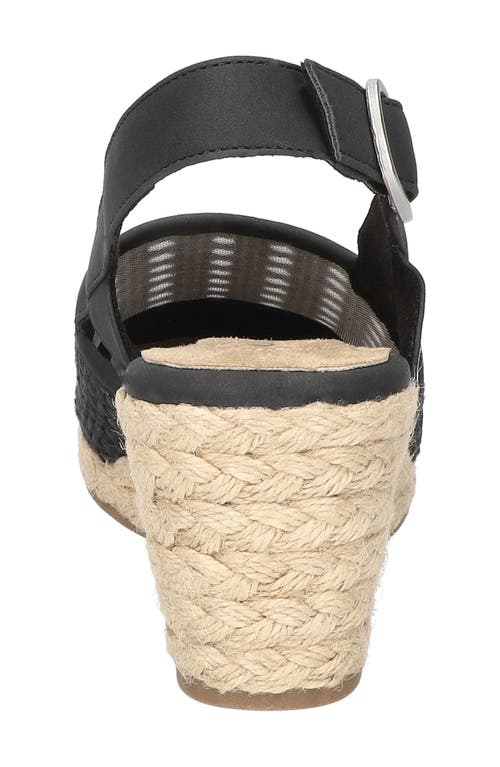 EASY STREET EASY STREET TAFFY SLINGBACK ESPADRILLE WEDGE SANDAL