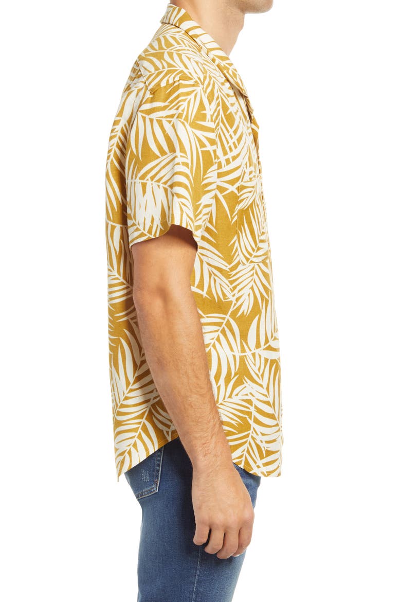 Fern Fronds Easy Camp Shirt, Alternate, color, BRONZED LICHEN