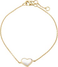 Jan Leslie Heart Bracelet Set In Sterling Silver With 18K Gold Overlay