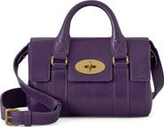 Mulberry Mini Bayswater High Shine Leather Handbag