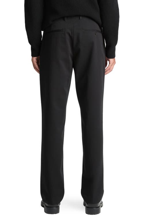Vince Owen Officer Regular Fit Chino Pants In Black