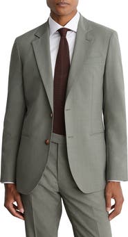 Reiss Grain Tailored Fit Wool Blend Blazer