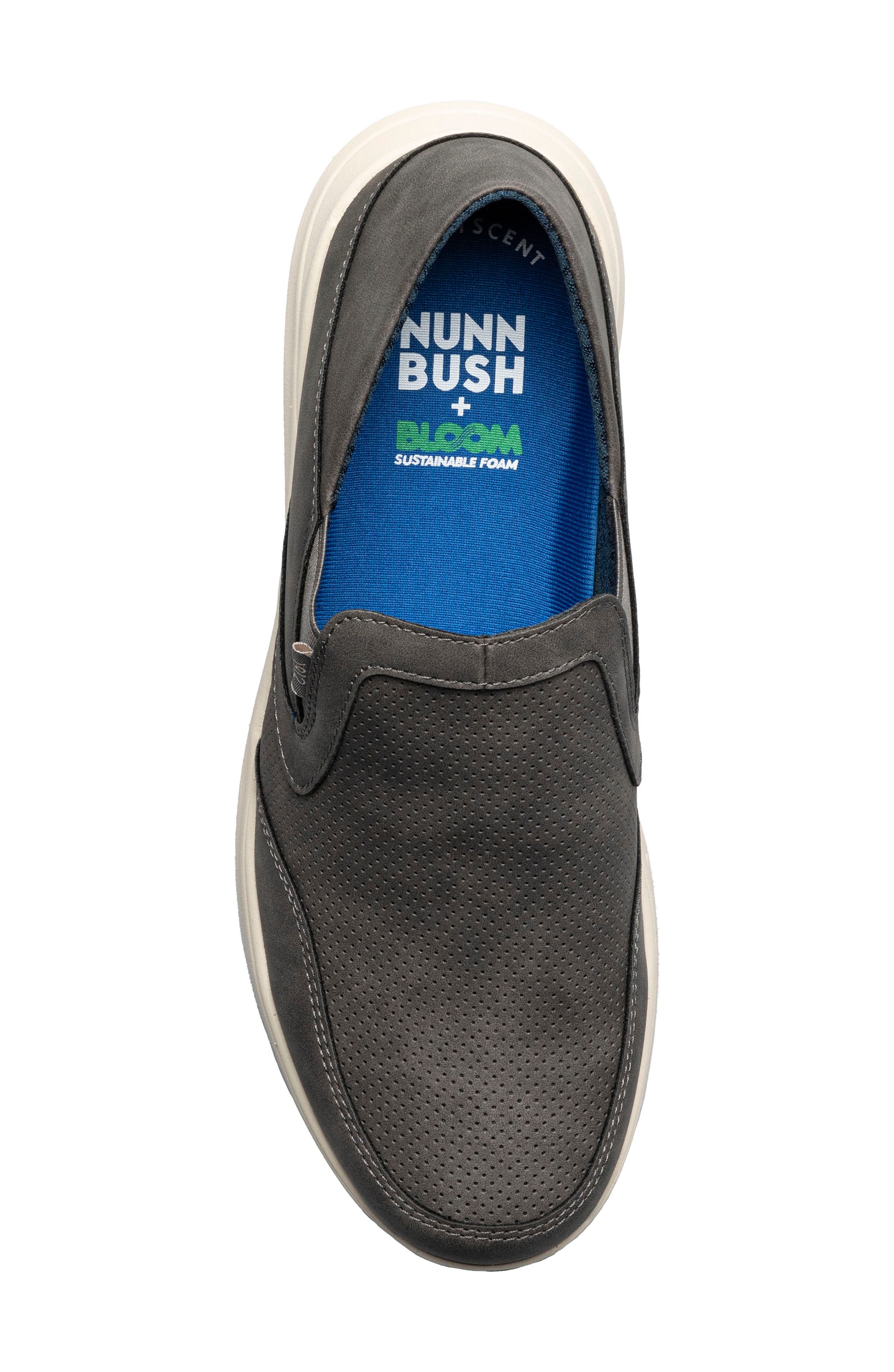 NUNN BUSH Conway EZ Slip-On Sneaker - Wide Width Available, Alternate, color, Charcoal