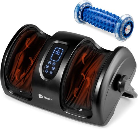 Shiatsu Foot Massagers with Heat Deep Kneading Foot Massager & Calf Therapy with Remote